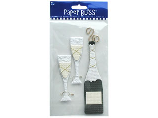 Westrim Paper Bliss Embellishment - The Bubbly