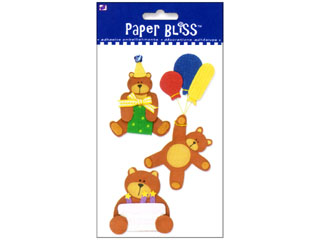 Westrim Paper Bliss Embellishment - Three Bears