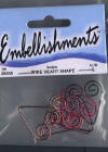 Westrim Wire Shape Embellishments - Heart