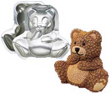 Wilton Shaped Pan - Stand-Up Cuddly Bear Pan Set