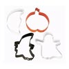 Wilton Halloween Spooky Shapes Colored Metal Cookie Cutter Set