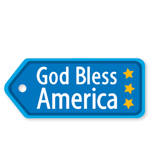 Zip'eSnap Die - God Bless America