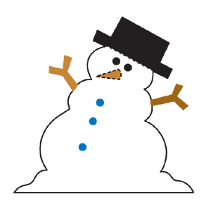 Zip'eSlim Die - Snowman