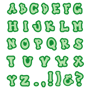 Zip'eCut Alphabet Font Die Set - 1" Chelsi Deluxe