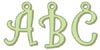 Zip'eCut Alphabet Font Die Set - 1" Charmed Uppercase