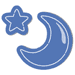 Zip'eCut Die - Cut & Curl Moon & Star