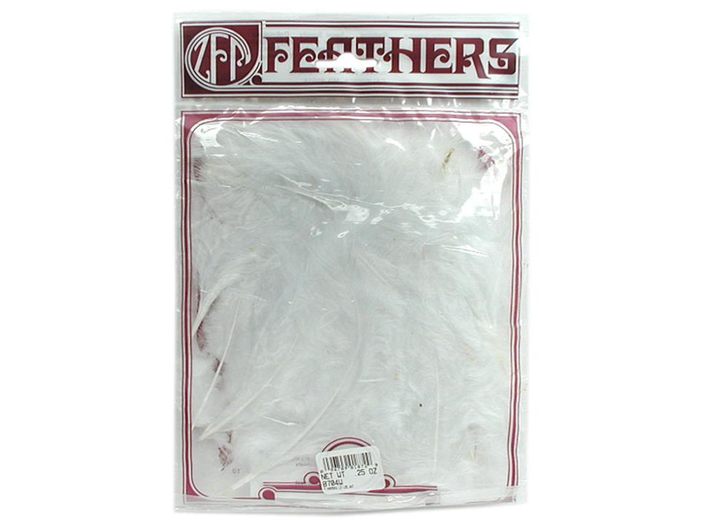 Zucker Feather Turkey Marabou Large .25 oz - White