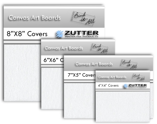 Zutter Bind-it-All Covers - Canvas Art Board (6 Pkg)